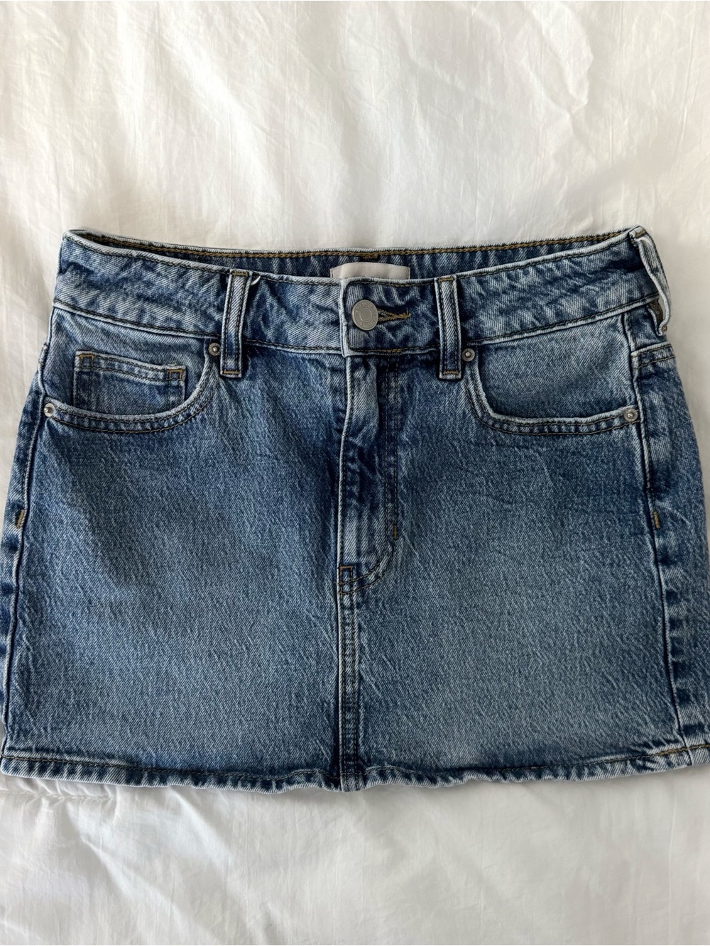 PacSun Blue Denim Mini Skirt